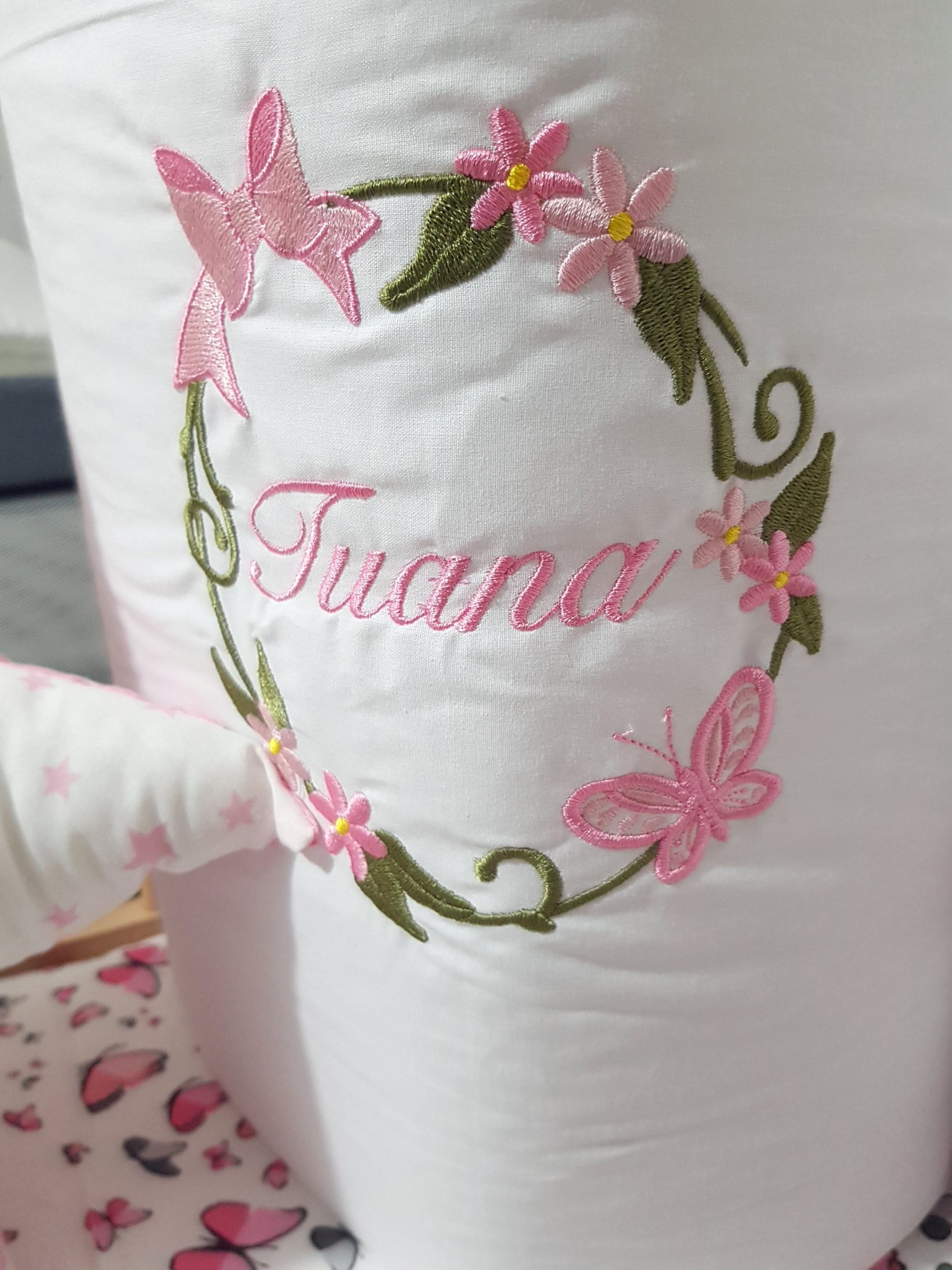 Kelebek Nakışlı Uyku Seti, Çiçek Nakışlı Uyku Seti, Kurdele Nakışlı Uyku Seti, Fiyonk Nakışlı Uyku Seti