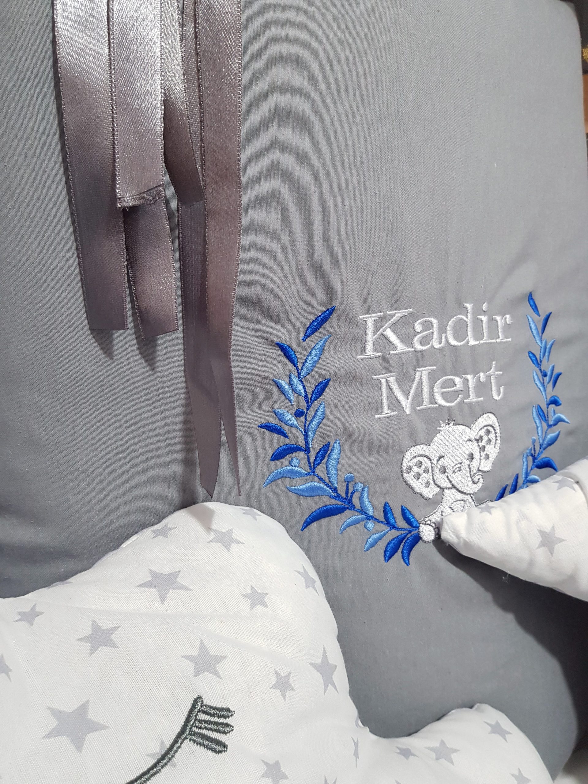 Nakışlı Uyku Seti, Yorgan, Çarşaf, Yastık, Nevresim Takım, Nevresim Seti, Beşik Yan Koruma