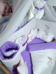 H8_Unicorn_Nakışlı_Bebek_Uyku_seti_Ponponlu_Lüks_Cibinlik_(1)