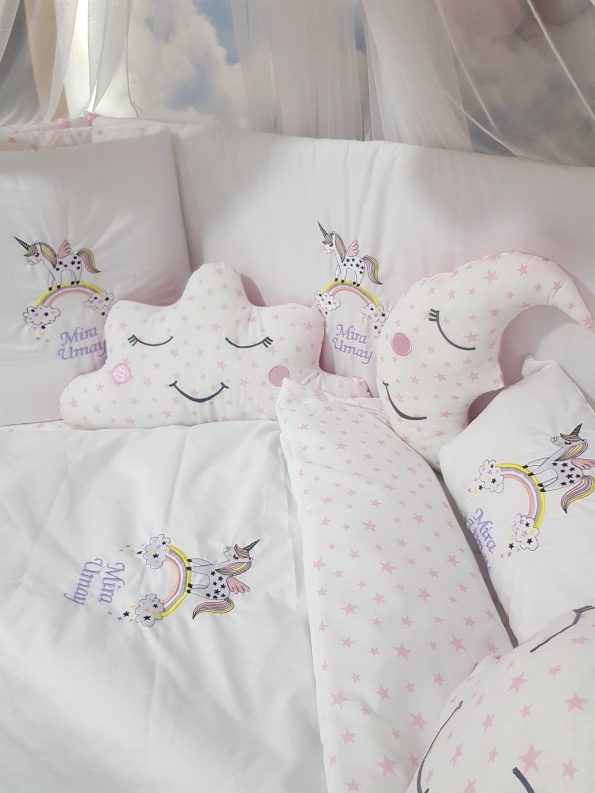 Nakışlı bebek uyku setleri , Bebek uyku seti , Bebek odası dekorasyonu