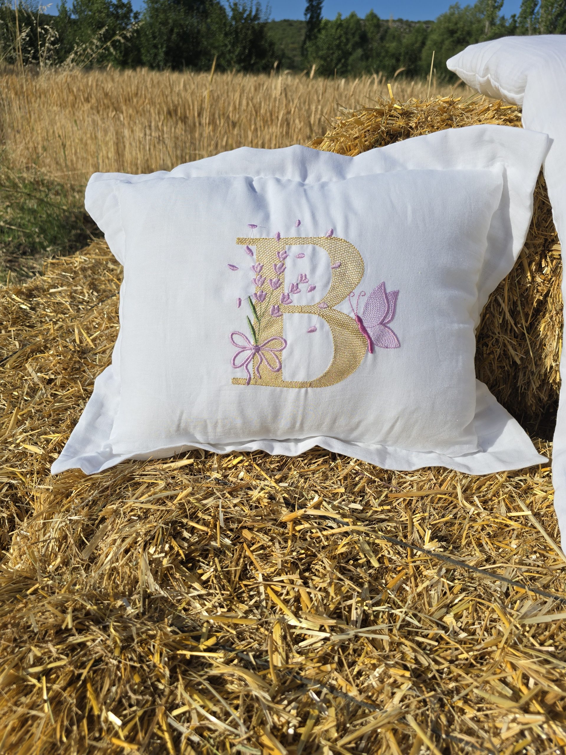 Nakışlı Bebek Uyku Seti İsimli, Müslin Bebek Nevresim Takımı