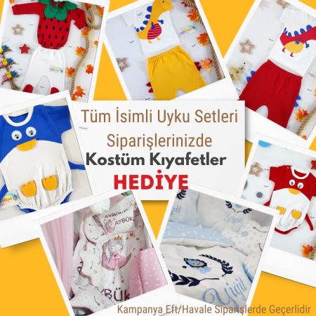 Yaza Özel Kostüm Kıyafetler - Özel Bebek Body