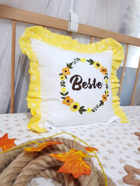 dekoratif yastık, bebek kırlenti, beşik kırlenti