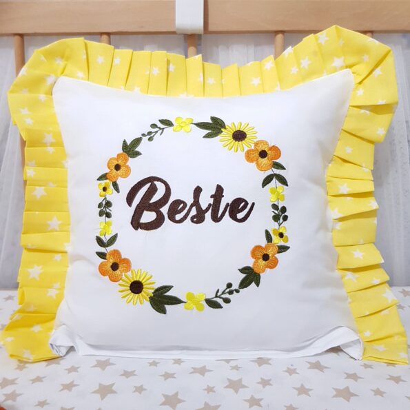 dekoratif yastık, bebek kırlenti, beşik kırlenti