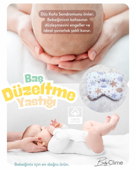 baş düzeltme yastığı, çift taraflı düz kafa yastığı, çift taraflı bebek kafa yastığı, bebek kafa yastığı, düz kafa yastığı, yenidoğan baş düzeltme yastığı