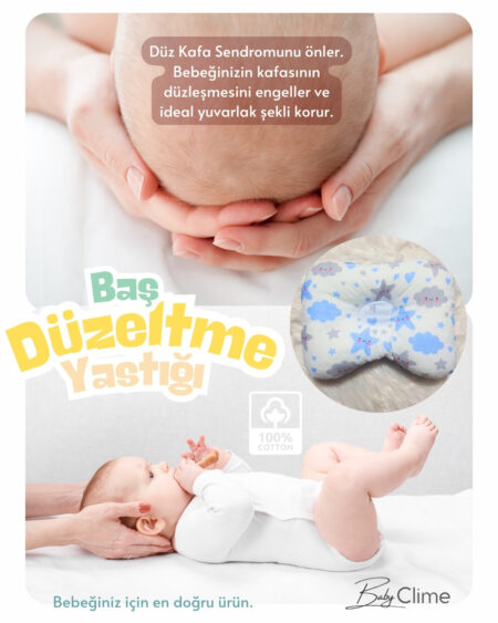 baş düzeltme yastığı, çift taraflı düz kafa yastığı, çift taraflı bebek kafa yastığı, bebek kafa yastığı, düz kafa yastığı, yenidoğan baş düzeltme yastığı