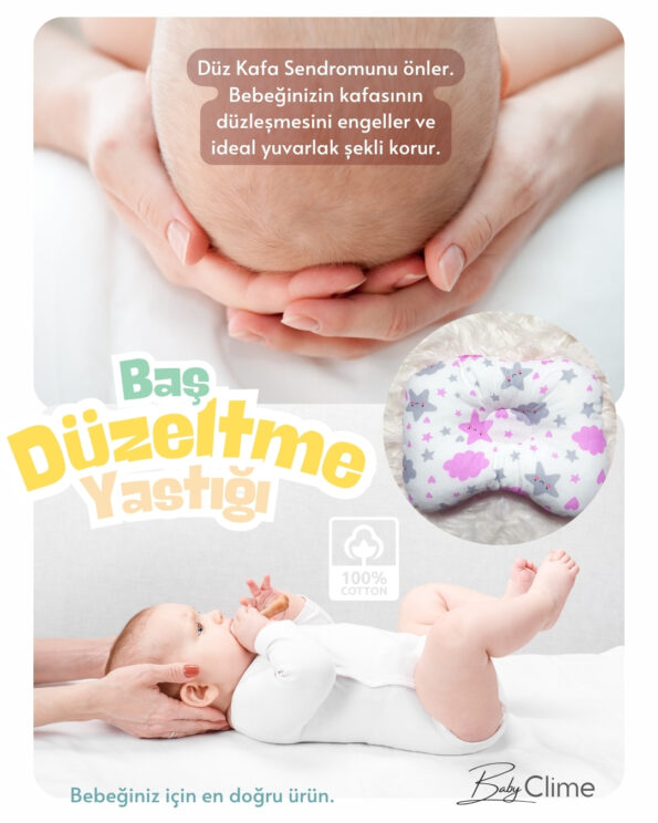 baş düzeltme yastığı, çift taraflı düz kafa yastığı, çift taraflı bebek kafa yastığı, bebek kafa yastığı, düz kafa yastığı, yenidoğan baş düzeltme yastığı