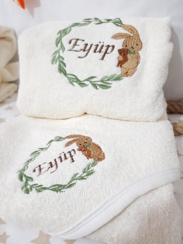 bebek bornoz takımı, isimli çocuk bornozu, isimli bebek bornoz takımı, isimli bebek bornoz seti, isimli bebek bornoz, erkek bebek bornoz takımı