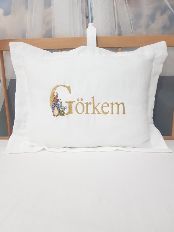 kırlent kılıfı, yastık kılıfı, müslin kırlent, takı yastığı, bebek yastığı, dekor yastığı