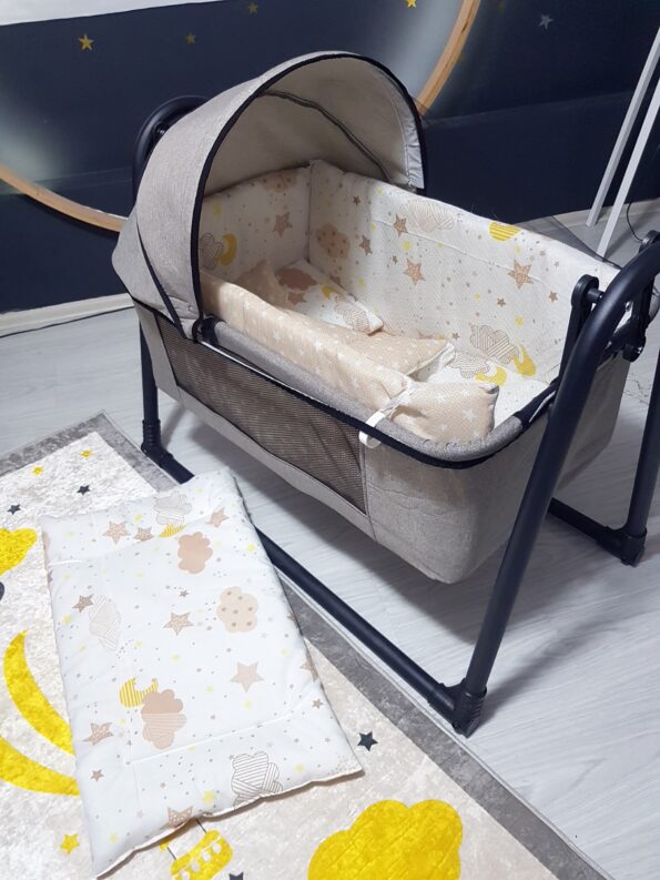 45x85 bebek uyku seti, bebek uyku seti, pamuklu uyku seti, portatif beşik uyku seti, anne yanı sallanır sepet beşik, 45x85 sepet beşik uyku seti, anne yanı beşik uyku seti, sallanır beşik uyku seti, bebek beşik uyku seti
