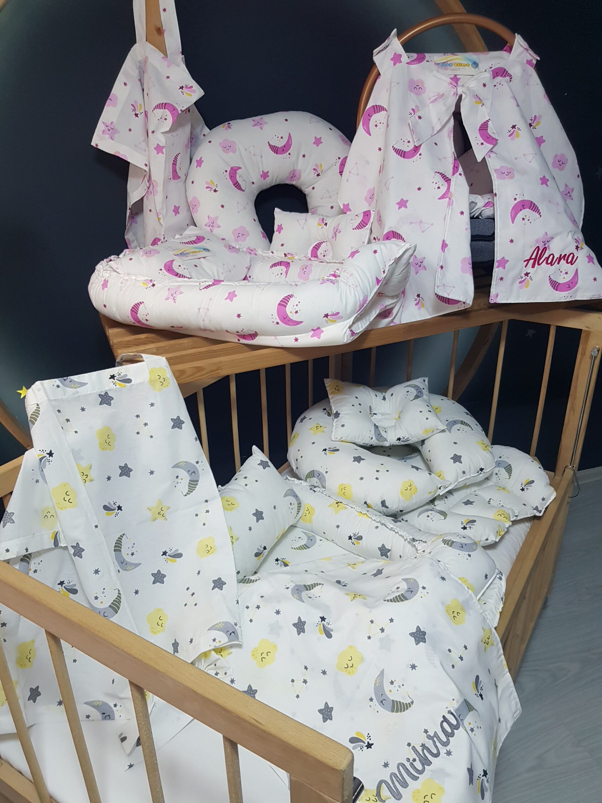 7_parça_bebek_ihtiyaç_seti_isimli_puset_örtüsü_sarı_pembe_(1) 7 parça bebek ihtiyaç seti, isim nakışlı puset örtüsü, anne yanı bebek yatağı, bebek bakım seti, anne bebek ürünleri