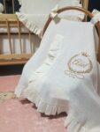 müslin puset örtüsü, nakışlı puset örtüsü, bebek arabası örtüsü