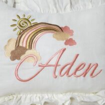 isim nakışlı müslin hastane çıkışı