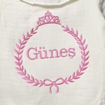 İlk Gün Hatırası Nakışlı Müslin Hastane Seti 10 Parça