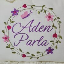 Müslin Hastane Çıkışı Kız Bebek Doğum Çantası Seti