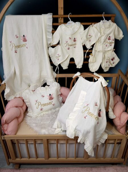 müslin hastane çıkışı, müslin yenidoğan, hastane çıkışı, bebek tulumu, müslin alt üst takım