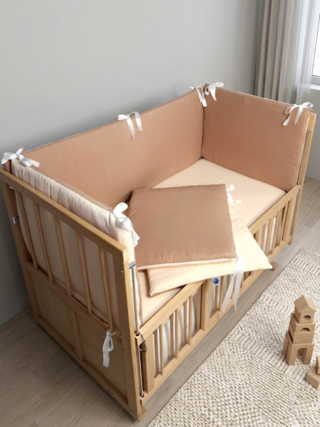 Bebek Uyku Seti 5 Parça - 90x130 Yorgan Yastık Çarşaf