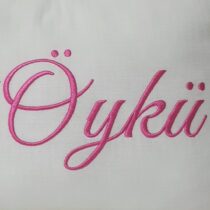 her türlü isim, logo vb. nakış işleme yapılır.