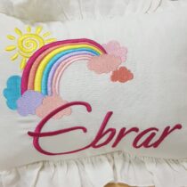Ebrar İsimli 10 Parça Organik Müslin Hastane Çıkışı Seti