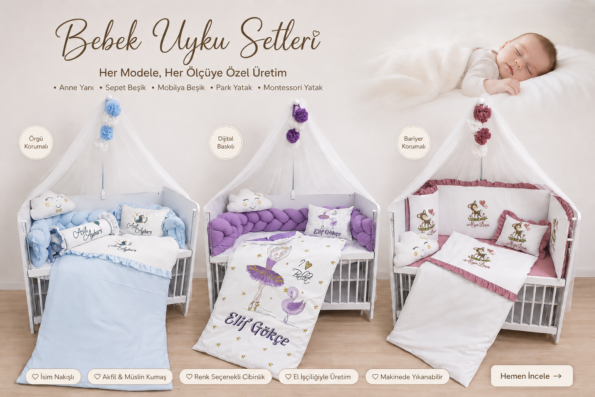 Bebek Uyku Setleri, Her Modele, Her Ölçüye Özel Üretim
