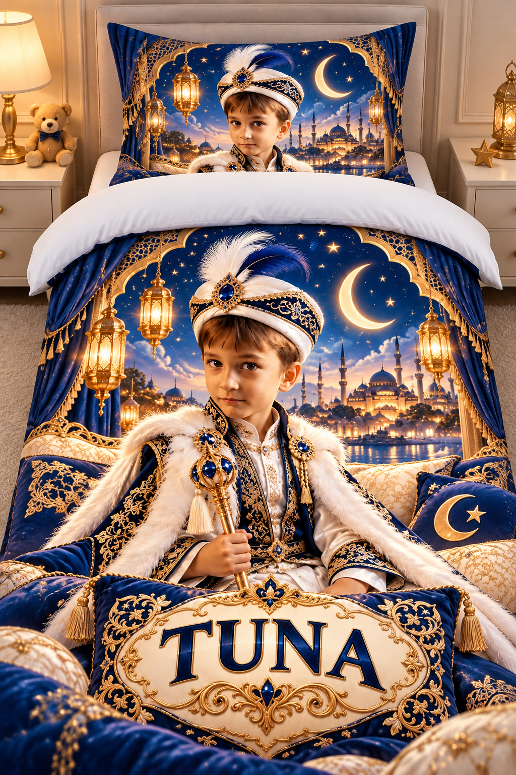 isimli-nevresim-takımı-NVF024 çocuk nevresim takımı, tek kişilik çocuk uyku seti, isimli nevresim seti, tek kişilik nevresim takımı, çocuk fotoğraf baskılı nevresim